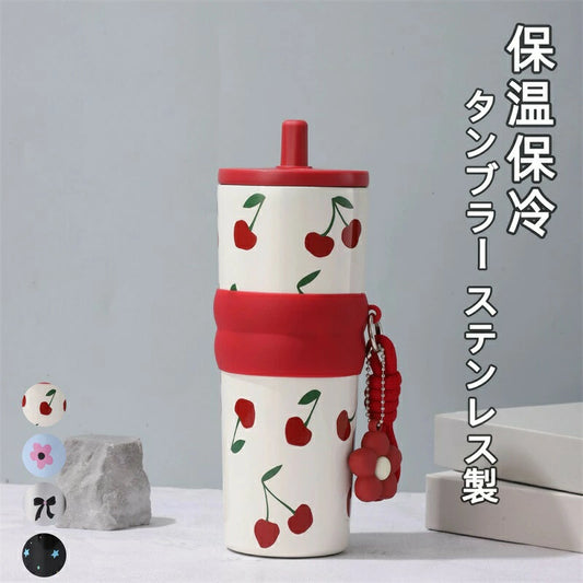 【8月新登場!ランキング1位】ZenkaiStore™ ストロー付きステンレスタンブラー