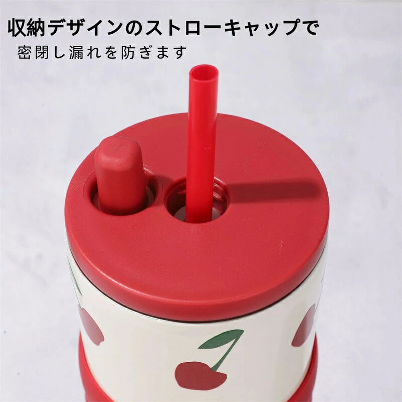 【8月新登場!ランキング1位】ZenkaiStore™ ストロー付きステンレスタンブラー